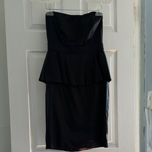 Elegant Black Calvin Klein Strapless Dress
